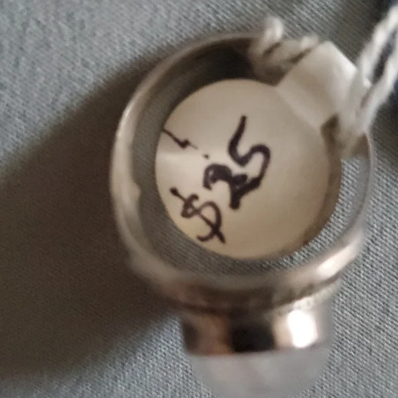 SG's Rainbow Moon Stone Ring made in India - Picture 4 of 16